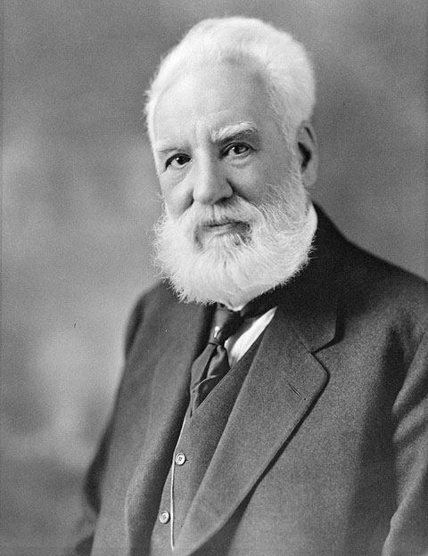 A portrait of Alexander Graham Bell
