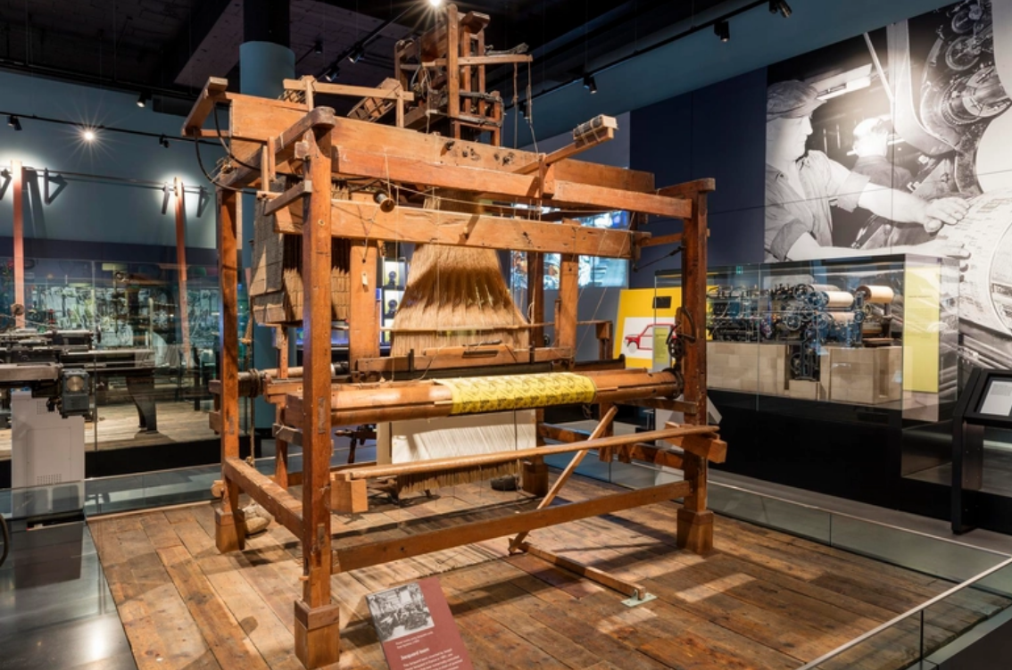 A Jacquard Loom in a museum in Scotland